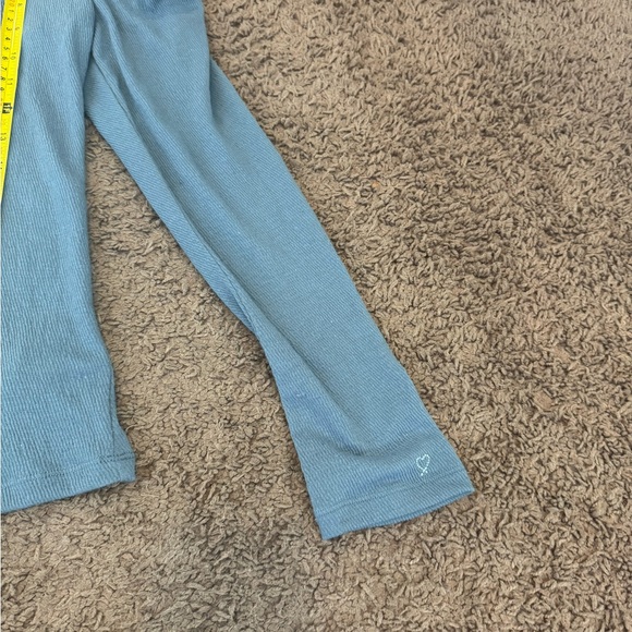 2 FOR $20 Stella & Dot Refuse To Be Ordinary Blue Puff Sleeve Top Long Sleeve S - Picture 7 of 9